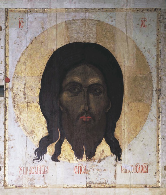 Novgorod-fine XIV-Cremlino-Cattedrale-Assunzione-iconostasi